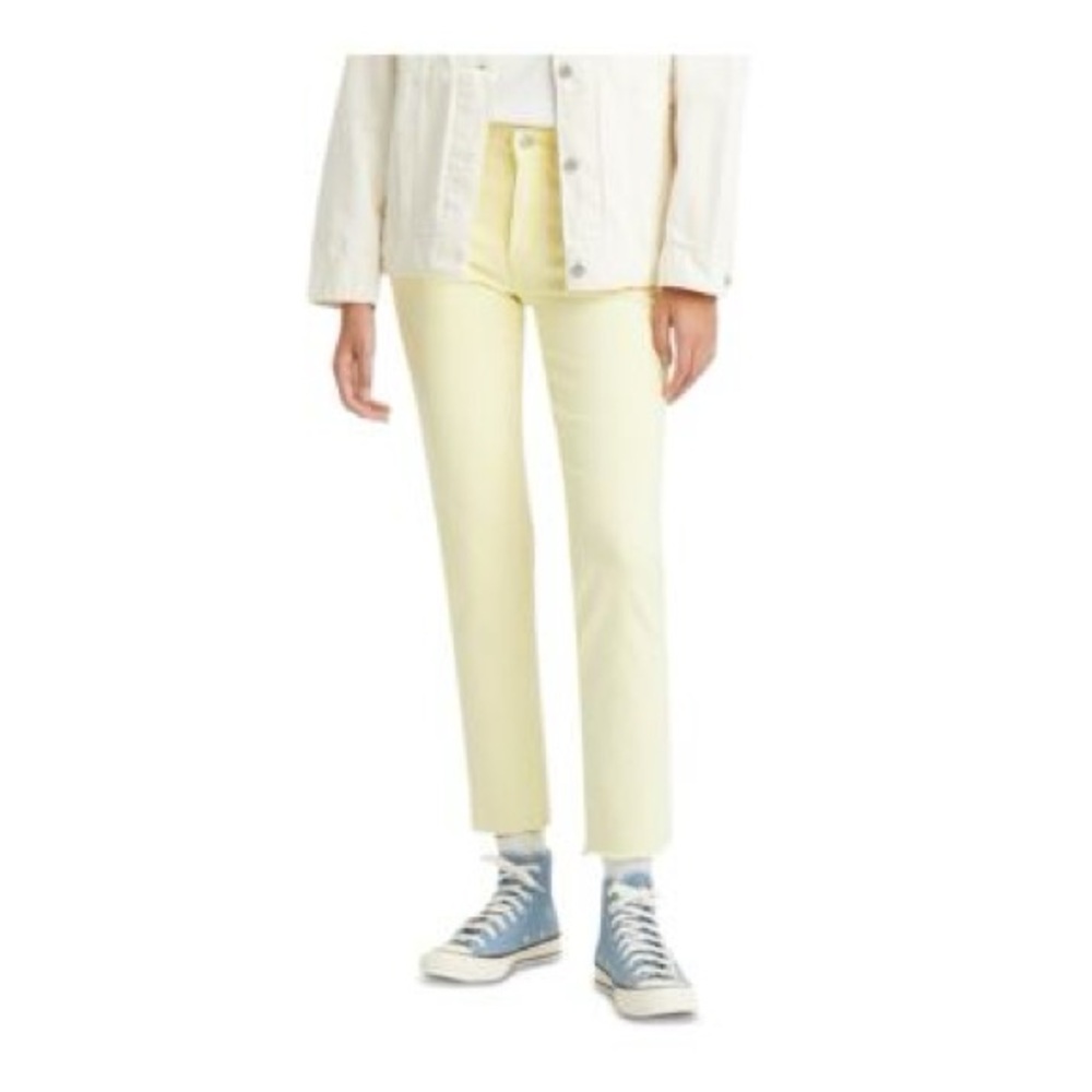 Levi’s Women's High Rise Yellow Jeans